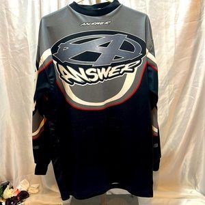 Answer Motorcycle Wear Long Sleeve Shirt Padded Sleeves